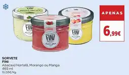 El Corte Inglés Sorvete fini abacaxi/hortelã, morango ou manga promoção