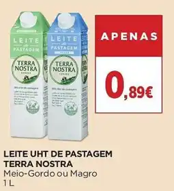 El Corte Inglés Leite uht de pastagem terra nostra promoção