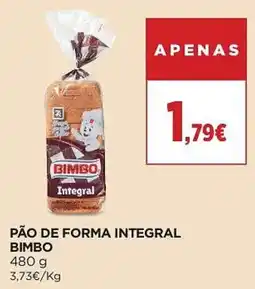 El Corte Inglés Pão de forma integral bimbo promoção