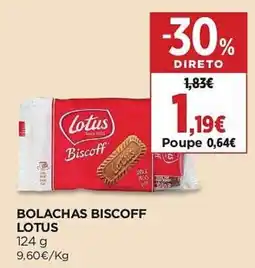 El Corte Inglés Bolachas Biscoff Lotus promoção