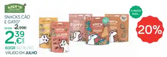 ZU Lily's kitchen snacks cão e gato promoção