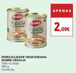 El Corte Inglés Especialidade vegetariana nobre vegalia promoção