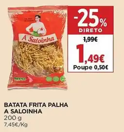 El Corte Inglés batata frita palha a saloinha promoção