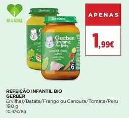 El Corte Inglés Refeição infantil bio gerber promoção