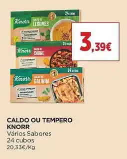 El Corte Inglés Caldo ou tempero knorr promoção