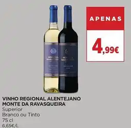 El Corte Inglés vinho regional alentejano monte da ravasqueira promoção