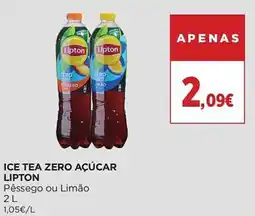 El Corte Inglés ice tea zero açúcar lipton pêssego ou limão promoção