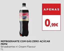 El Corte Inglés pepsi strawberries n' cream flavour promoção