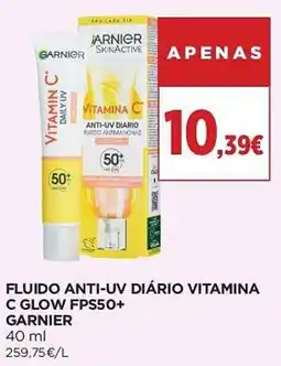 El Corte Inglés fluido anti-uv diário vitamina c glow fpp50+ garnier promoção