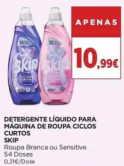El Corte Inglés Detergente líquido para máquina de roupa ciclos curtos skip roupa branca ou sensitive promoção
