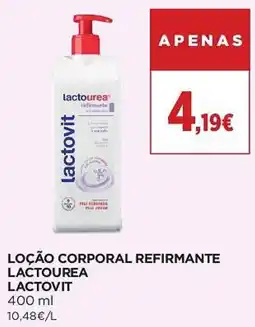 El Corte Inglés loção corporal refirmante lactourea lactovit promoção