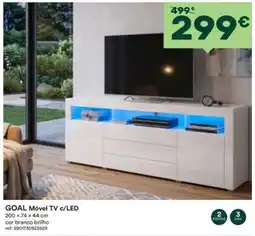 Moviflor Goal móvel tv c/led promoção