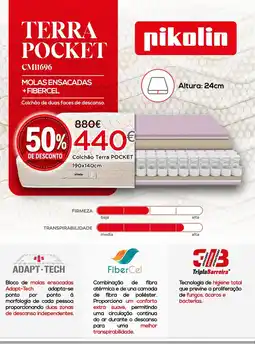 Hiper Centro do Móvel Colchão Terra POCKET promoção