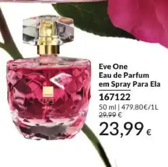 Eve One Eau de Parfum em Spray Para Ela