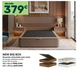 Moviflor New big box sommier articulado com cofre promoção