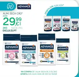 ZU Advance alimento seco cão promoção