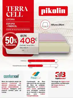Hiper Centro do Móvel Colchão terra cell promoção