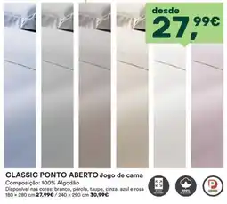 Moviflor Classic ponto aberto jogo de cama promoção