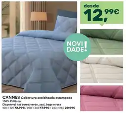 Moviflor Cannes cobertura acolchoada estampada promoção