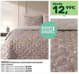 Moviflor souci cobertura acolchoada estampada promoção
