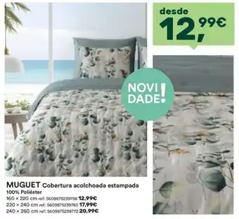 Moviflor Muguet Cobertura acolchoada estampada promoção