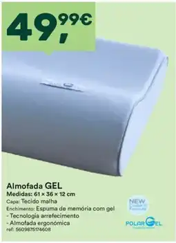 Moviflor Almofada gel polar gel promoção