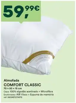 Moviflor Almofada comfort classic promoção