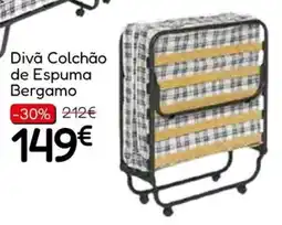 Hiper Centro do Móvel Divã Colchão de Espuma Bergamo promoção