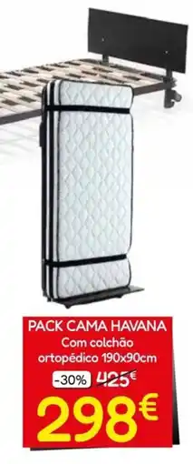 Hiper Centro do Móvel Pack cama havana promoção