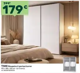 Moviflor Time roupeiro 2 portas/correr promoção