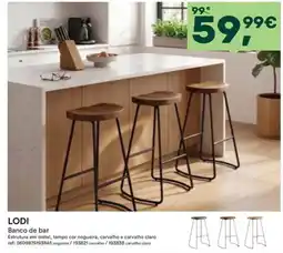 Moviflor Lodi banco de bar promoção