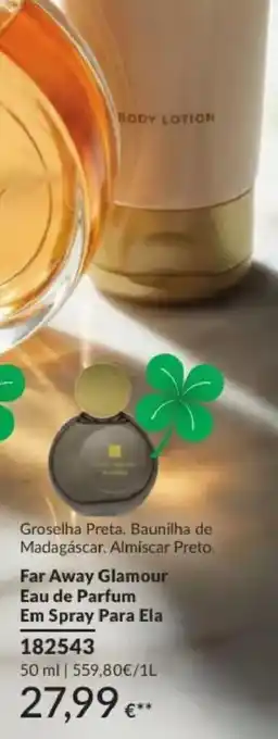 Avon Far Away Glamour Eau de Parfum Em Spray Para Ela promoção