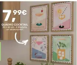 Moviflor Quadro cocktail promoção