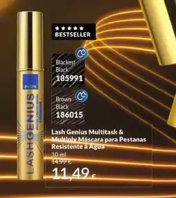 Avon Lash Genius Multitask & Multiply Máscara para Pestanas Resistente à Agua promoção
