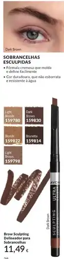Avon Brow Sculpting Delineador para Sobrancelhas promoção