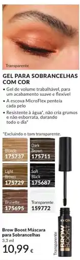 Avon Brow Boost Máscara para Sobrancelhas promoção