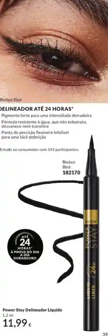 Avon Avon power stay delineador liquido promoção