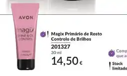 Avon Avon magix shine & oil control primário de rosto promoção