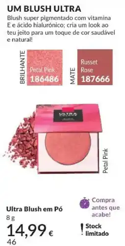 Avon Ultra Blush em Pó promoção