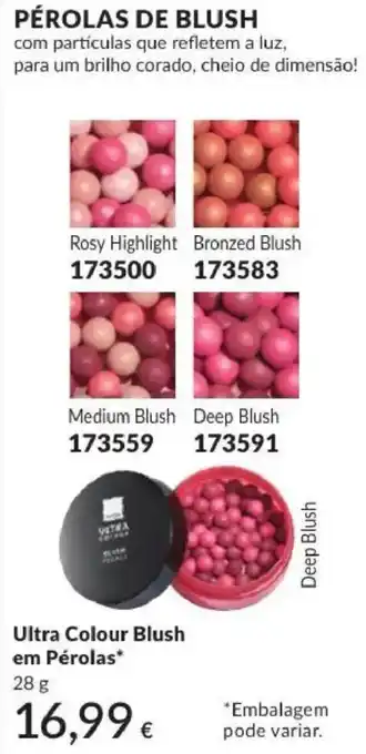 Ultra Colour Blush em Pérolas