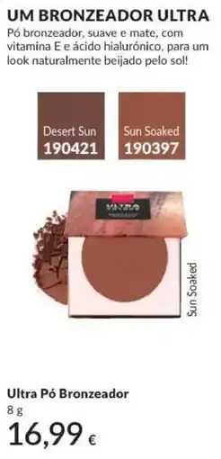 Avon Ultra Pó Bronzeador promoção