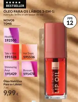 Avon Avon óleo nutritivo para os lábios promoção