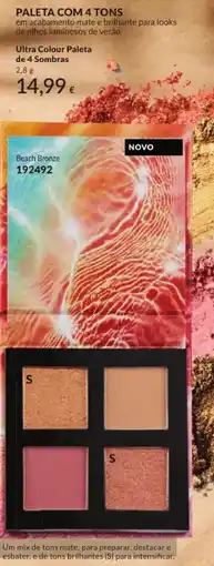 Avon Ultra Colour Paleta de 4 Sombras promoção