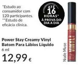 Avon power stay creamy vinyl batom para lábios líquido promoção