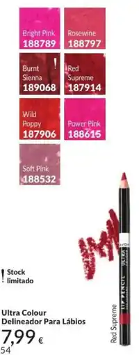 Avon ultra colour delineador para lábios promoção