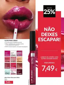 Avon Avon ultra colour lip gloss promoção