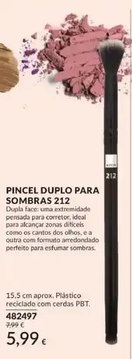 Avon Pincel duplo para sombras 212 promoção
