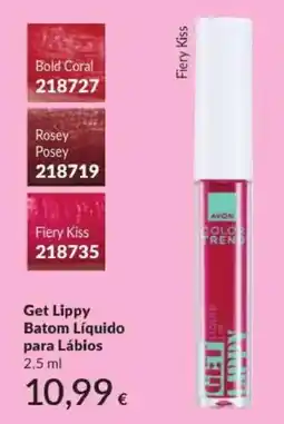 Avon Get lippy batom líquido para lábios promoção
