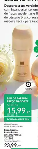Avon Incandessence eau de parfum em spray para ela promoção