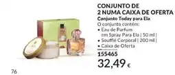 Avon Conjunto Today para Ela promoção